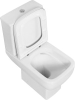 Унитаз-компакт напольный BelBagno Aurora BB8604CPR/SC безободковый, с микролифтом, бачок BB8604T