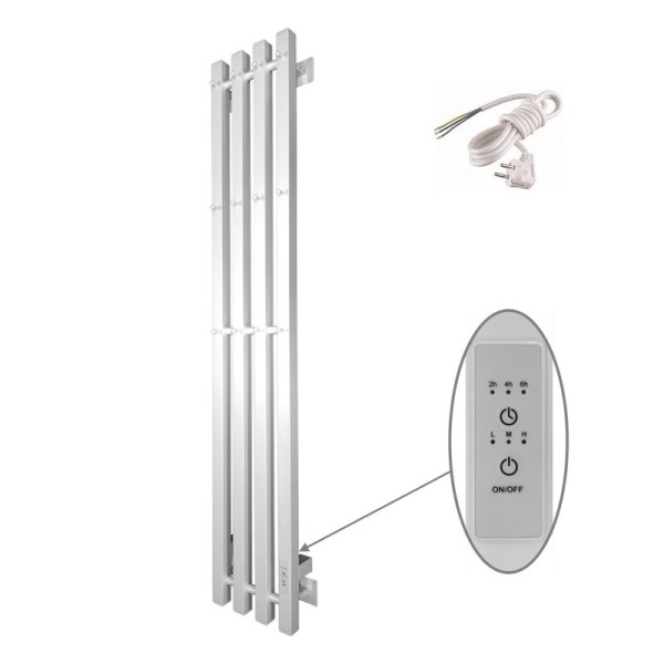 Полотенцесушитель электрический Altasan АргоЛюксПроф 120х21 белый матовый