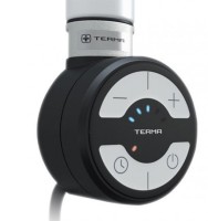 Полотенцесушитель электрический Secado Бергамо плюс 6 1800/300 180x35 см, подключение справа, матовый черный, I-образный