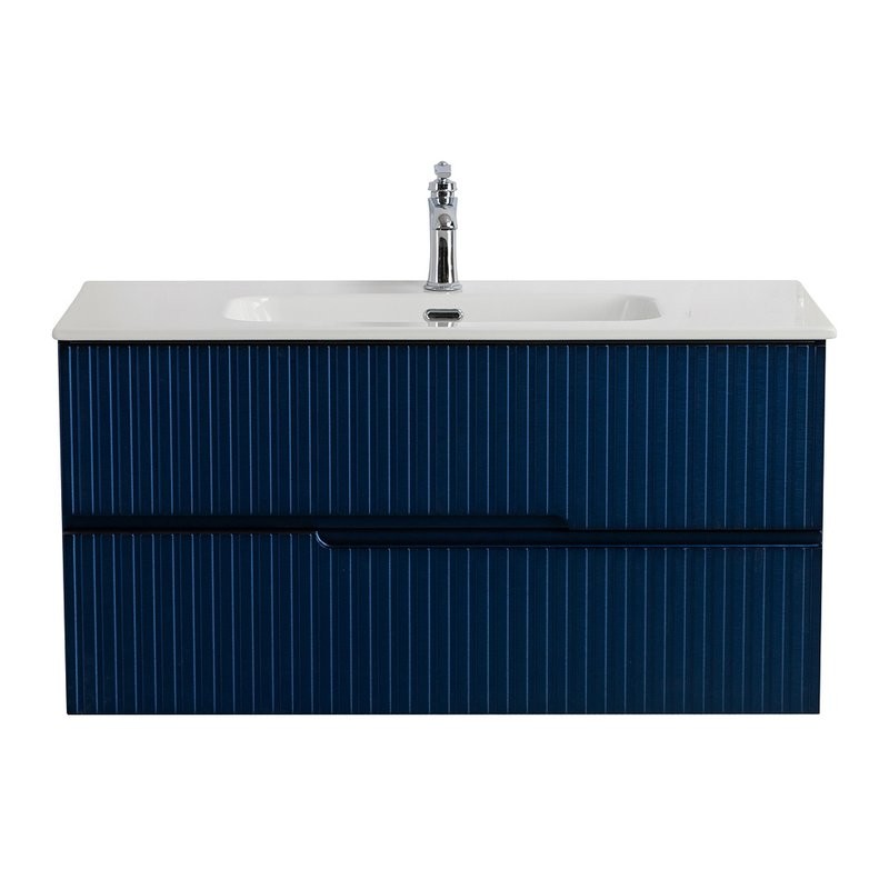 Мебель для ванной комнаты Cezares Duet 100 sapfiro, раковина Cezares CZR-8095-100