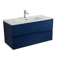 Мебель для ванной комнаты Cezares Duet 100 sapfiro, раковина Cezares CZR-8095-100