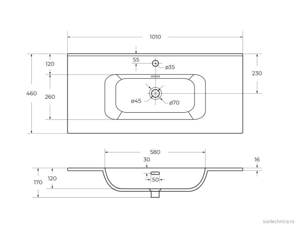 Мебель для ванной комнаты Cezares Duet 100 sapfiro, раковина Cezares CZR-8095-100