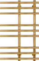 Полотенцесушитель электрический Secado Турин 3 L 85x50 см, подключение слева, бронза, лесенка, латунь