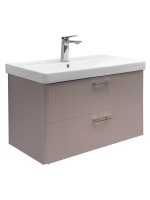 Тумба с раковиной Comforty Ангара 90П подвесная, дуб латте