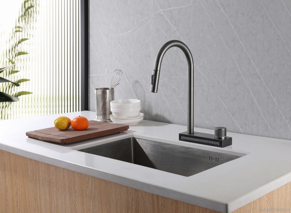 Смеситель для кухни Abber Wasser Kreis AF8114NG никель