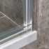 Душевая дверь в нишу Vincea Slim-U VDS-2SU110CL 110 см, профиль хром, стекло прозрачное