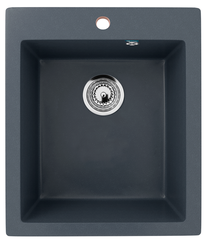 Мойка кухонная Ulgran U-404 -343 антрацит