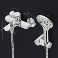 Смеситель для ванны с душем AM.PM X-Joy F85A15000