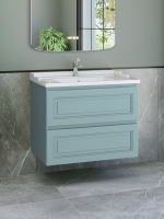 Тумба с раковиной Caprigo Wales 80 антарктида