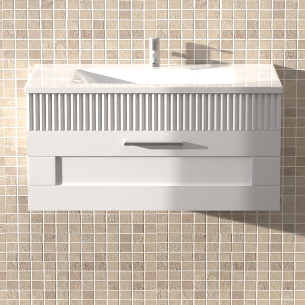 Тумба с раковиной Sanvit Турин 1 80, белая