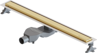 Душевой трап (лоток) Boheme Premium Linear 80 см, золото