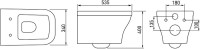 Унитаз подвесной Berges Strati Rimless 082132 с микролифтом