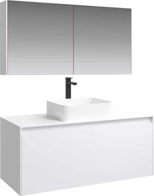 Мебель для ванной комнаты Aqwella 5 stars Mobi 120 белая