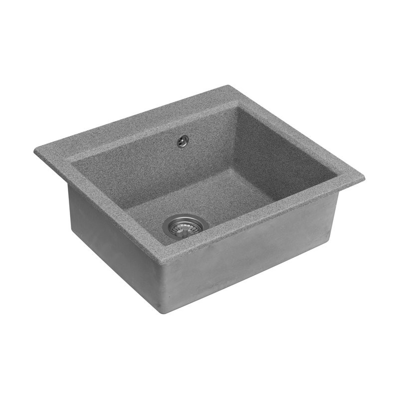 Мойка кухонная AQUATON Линеа 58, серая