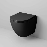 Унитаз подвесной Grossman GR-4457BMS с микролифтом, черный матовый