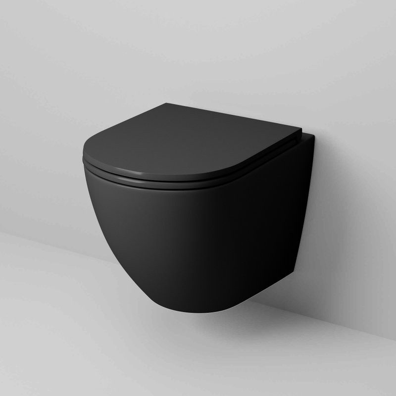 Унитаз подвесной Grossman GR-4457BMS с микролифтом, черный матовый