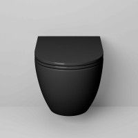 Унитаз подвесной Grossman GR-4457BMS с микролифтом, черный матовый