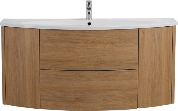 Тумба с раковиной Cezares Eden 120 rovere tabacco, раковина 50178