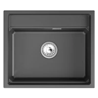 Мойка кухонная Granula Kitchen Space 6003i шварц Мойка кухонная Granula Kitchen Space 6003i шварц
