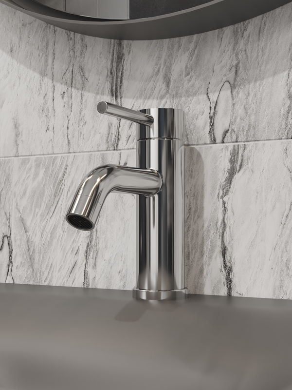 Смеситель для раковины STWORKI Киркенес S45010CR хром