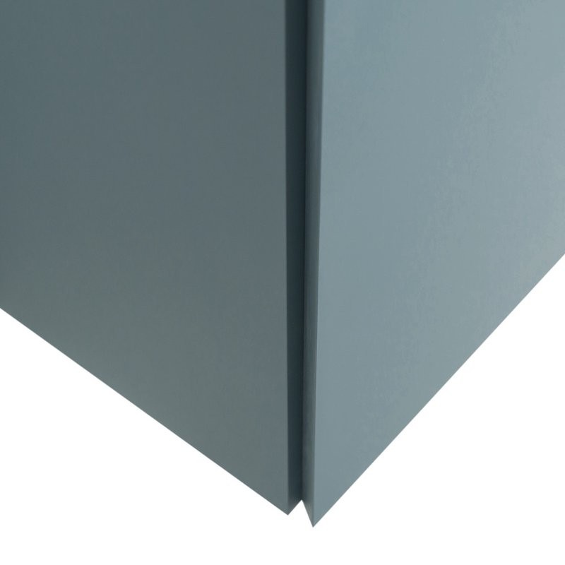 Шкаф-пенал для ванной BelBagno Kraft 30 матовый голубой