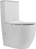 Унитаз-компакт напольный Art&Max Parma AM6089CPRVTSC безободковый, с микролифтом