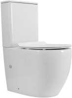 Унитаз-компакт напольный Art&Max Parma AM6089CPRVTSC безободковый, с микролифтом