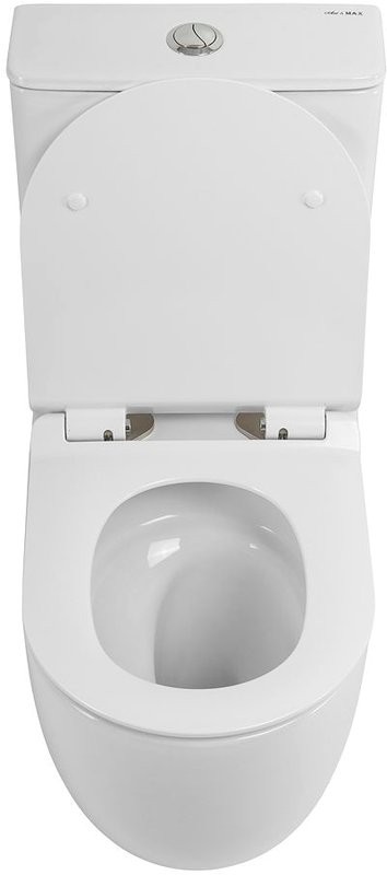 Унитаз-компакт напольный Art&Max Parma AM6089CPRVTSC безободковый, с микролифтом