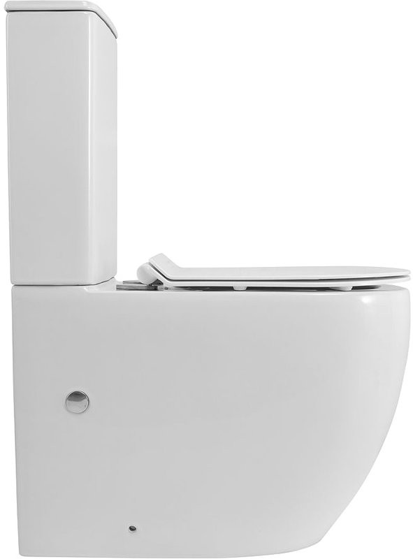 Унитаз-компакт напольный Art&Max Parma AM6089CPRVTSC безободковый, с микролифтом