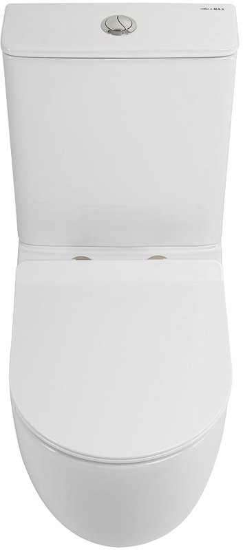 Унитаз-компакт напольный Art&Max Parma AM6089CPRVTSC безободковый, с микролифтом