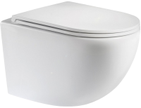Унитаз подвесной Teymi Lina Vortex T40110 с микрофлитом, безободковый, белый