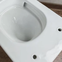 Унитаз подвесной Teymi Lina Vortex T40110 с микрофлитом, безободковый, белый