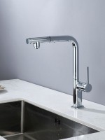 Смеситель для кухни AQUAme Cucina с выдвижным изливом AQM9903CR