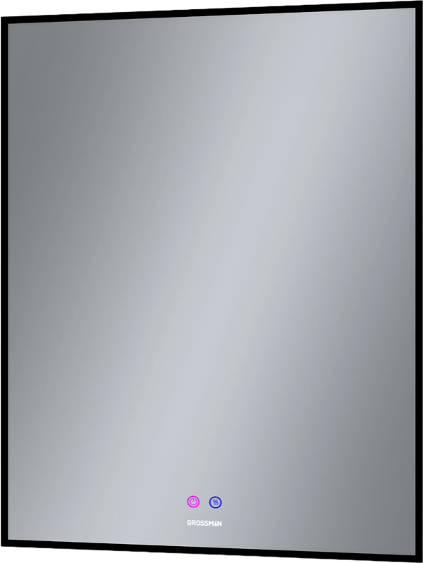 Зеркало Grossman Pragma-норма Black 70 с подсветкой, с антизапотевателем