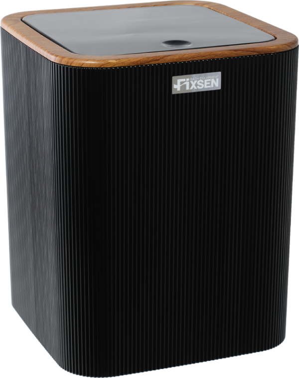 Мусорное ведро Fixsen Black Wood FX-401-6 черное