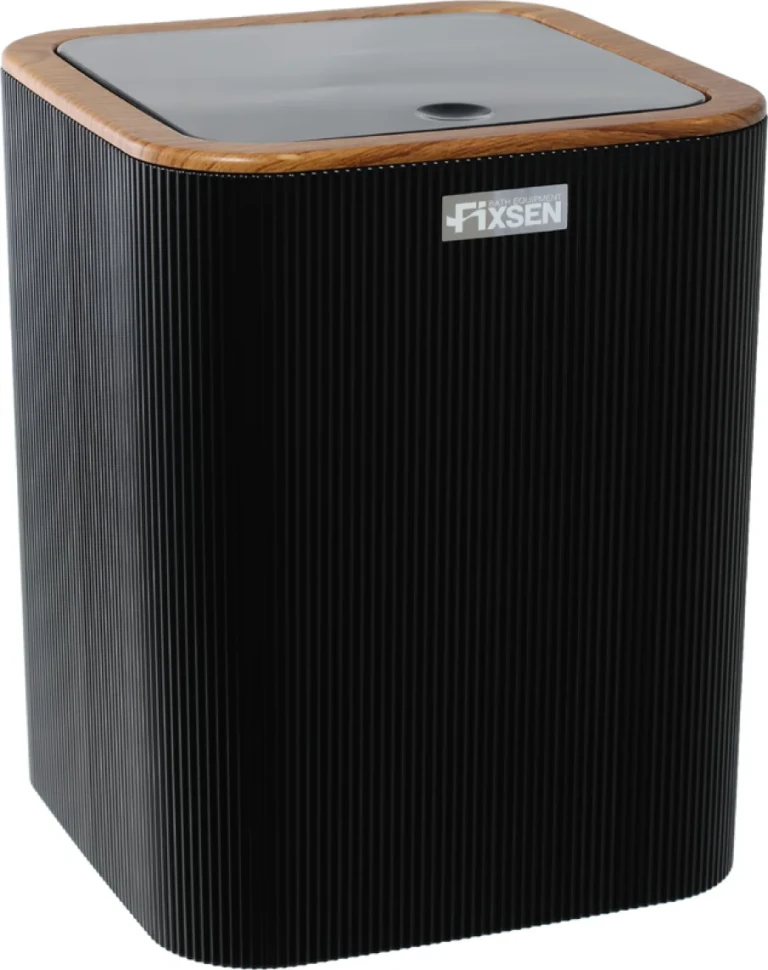 Мусорное ведро Fixsen Black Wood FX-401-6 черное