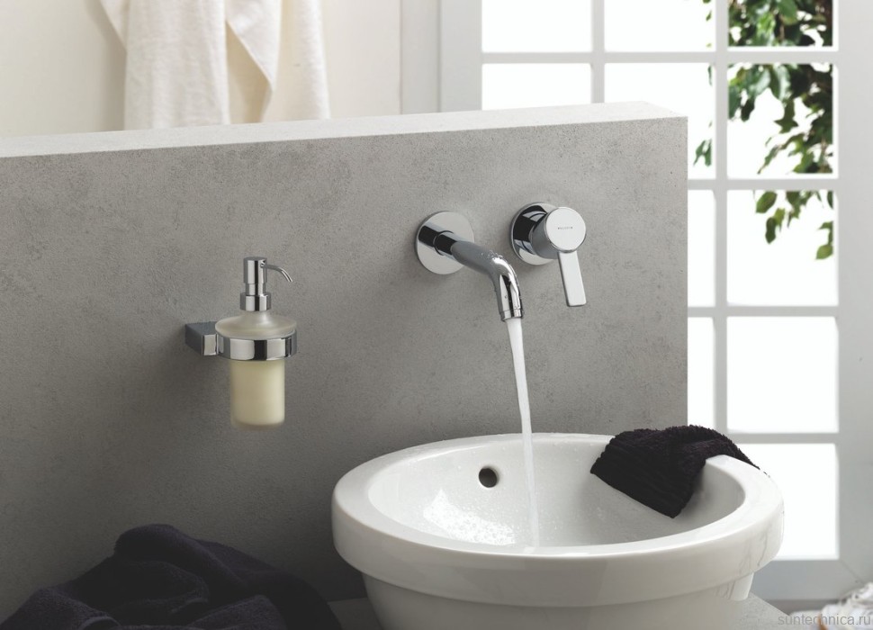 Смеситель для раковины Kludi Zenta 382440575 С ВНУТРЕННЕЙ ЧАСТЬЮ