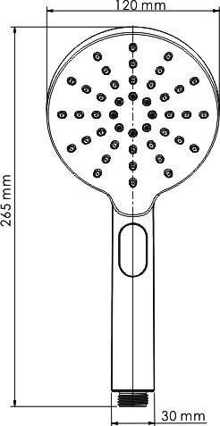Душевая лейка Wasserkraft A127