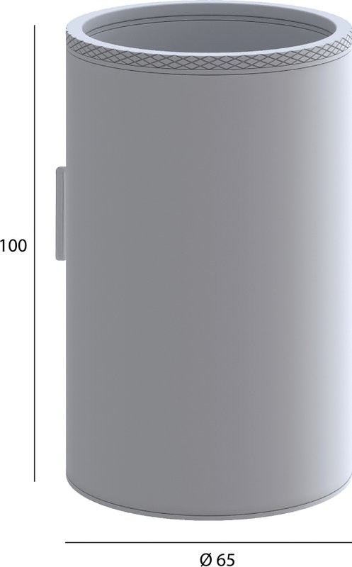 Стакан Boheme Uno 10974-CR chrome