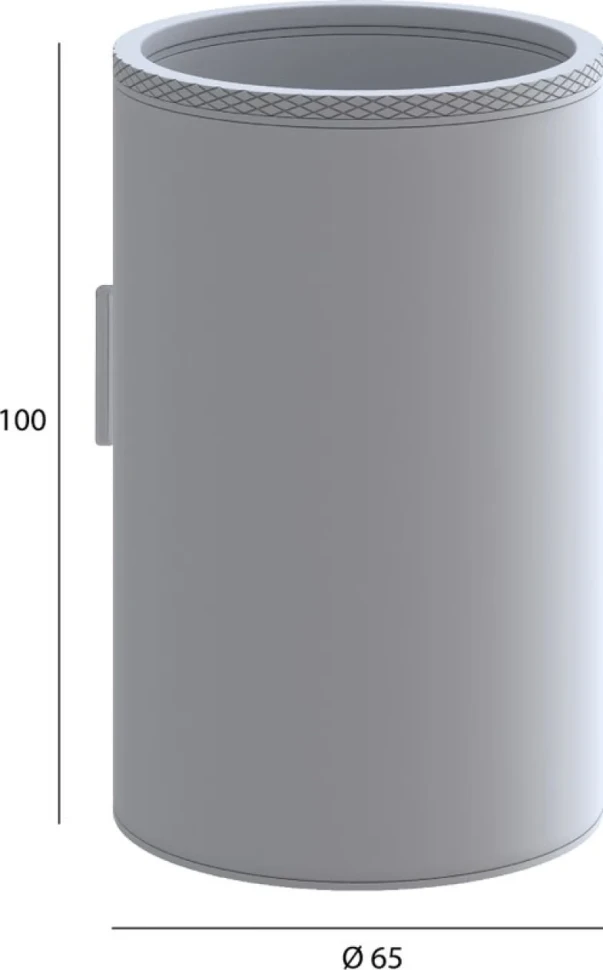 Стакан Boheme Uno 10974-CR chrome