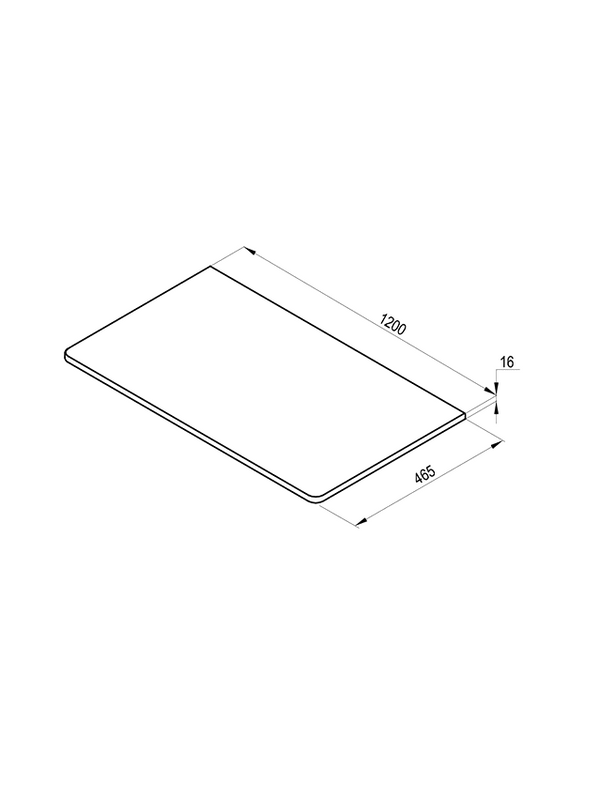 Тумба с раковиной Ravak Balance SD 60 глянцевая белая, белая, раковина Uni Slim 50