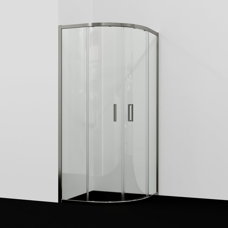 Душевой уголок Wasserkraft Tauber 64S23 100х100 см, профиль никель, стекло прозрачное
