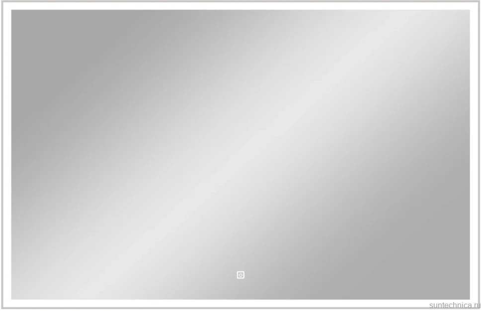 Зеркало CONTINENT Sting Silver 120х70 с подсветкой