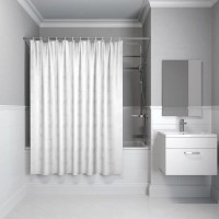 Штора для ванной IDDIS Base BD01P18i11 180х200, белая