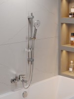 Смеситель для ванны с душем Orange Gauss M30-100cr хром Смеситель для ванны с душем Orange Gauss M30-100cr хром