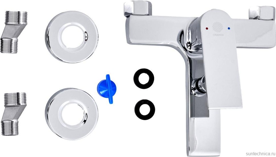 Смеситель для ванны с душем Orange Gauss M30-100cr хром