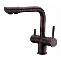 Смеситель для кухни Wasserkraft A8047 темная бронза