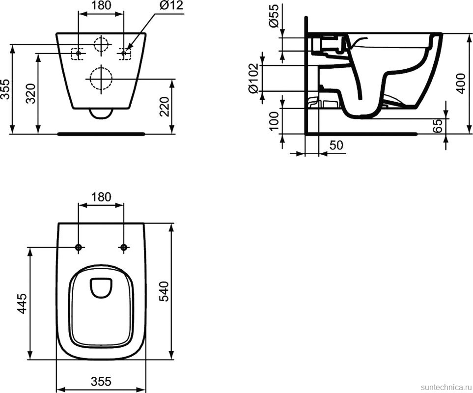 Комплект Ideal Standard I Life B I001401