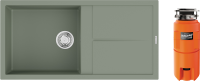 Комплект Мойка Omoikiri Sumi 100A-WG wind green + Измельчитель Nagare slim 1250 Комплект Мойка Omoikiri Sumi 100A-WG wind green + Измельчитель Nagare slim 1250