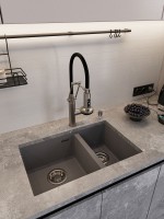 Мойка кухонная Emar Quartz EMQ-2665.PL Алмаз Мойка кухонная Emar Quartz EMQ-2665.PL Алмаз